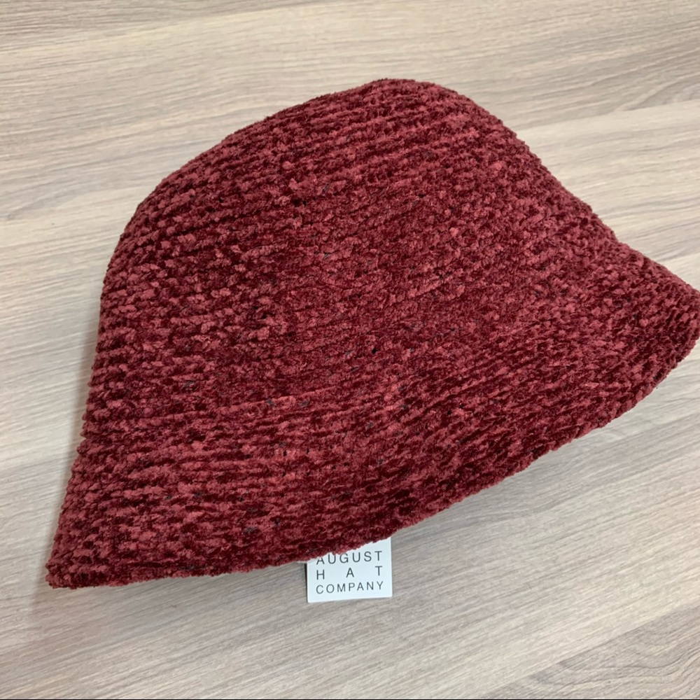 NWT August Hat Company Chenille Bucket Hat OS